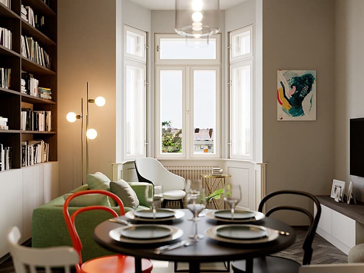 Pronájem bytu 2+kk 49 m²