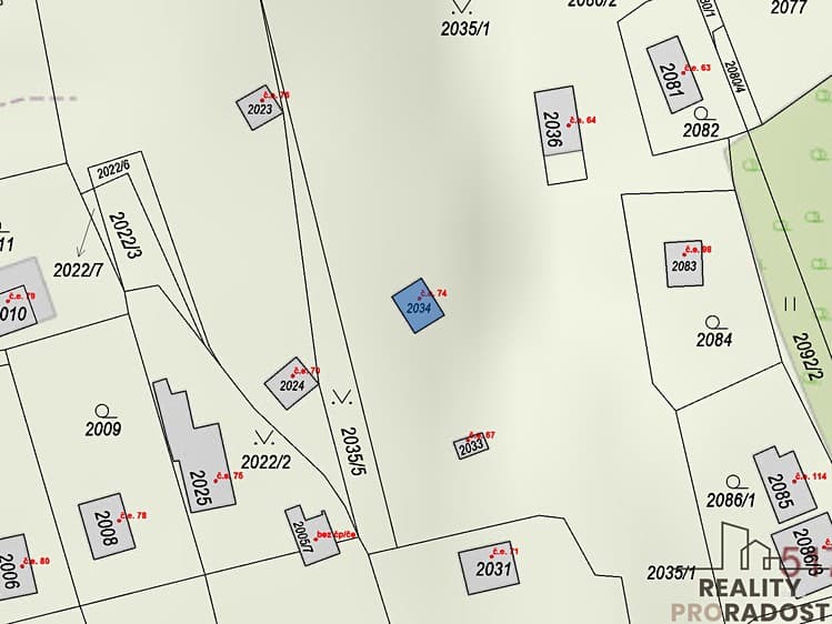Prodej stavebního pozemku 4 500 m²