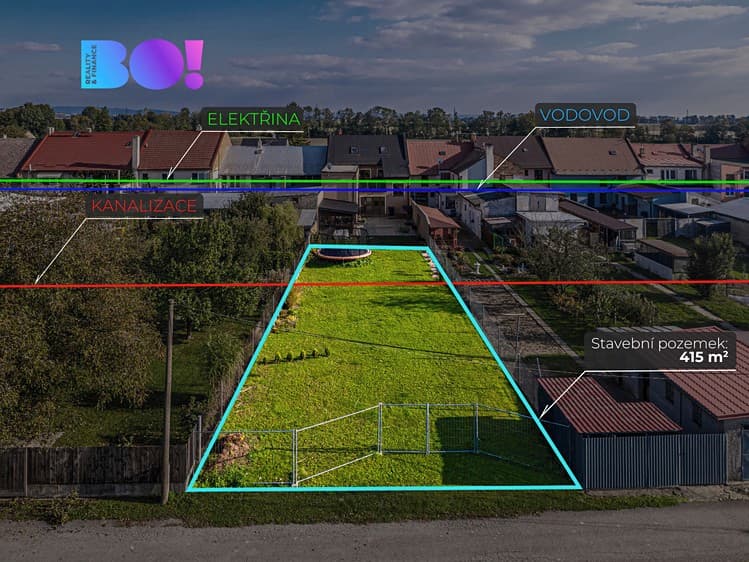 Prodej stavebního pozemku 415 m²