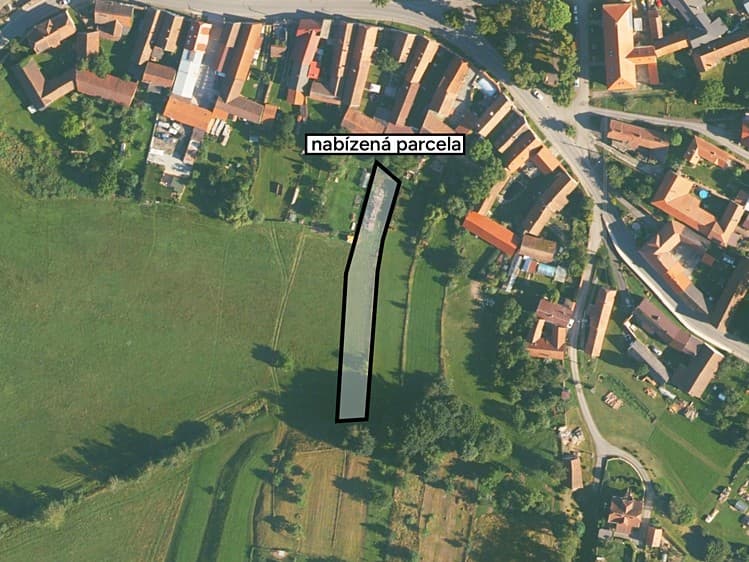 Prodej stavebního pozemku 1 286 m²