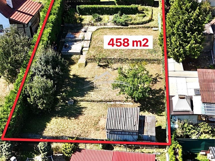 Prodej stavebního pozemku 458 m²