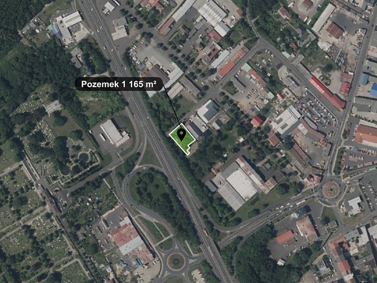 Prodej stavebního pozemku 1 165 m²