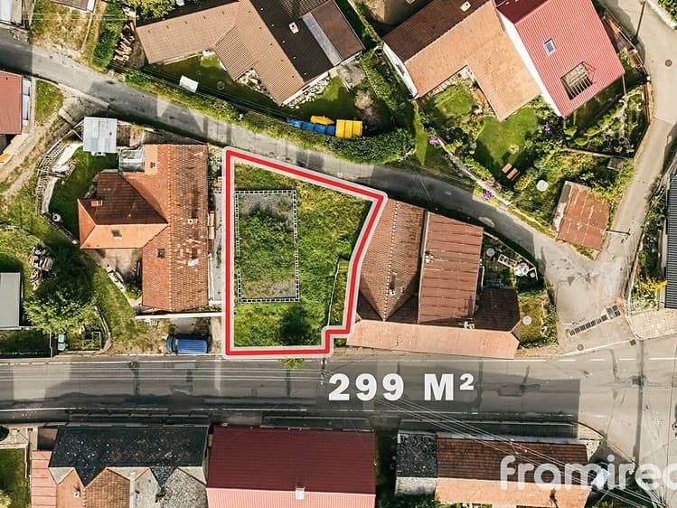 Prodej stavebního pozemku 299 m²