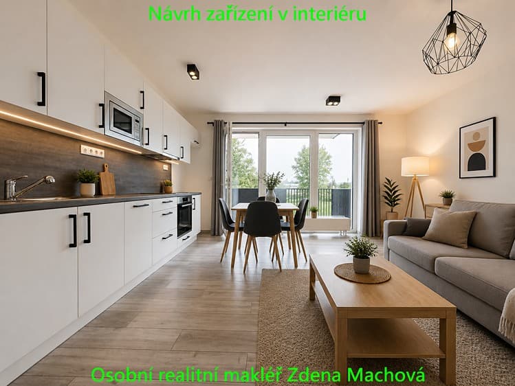 Pronájem bytu 2+kk 50 m²