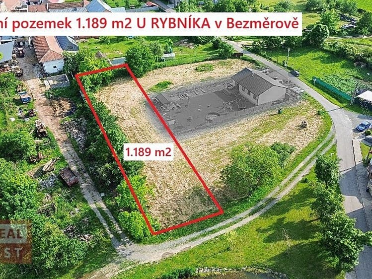 Prodej stavebního pozemku 1 189 m²