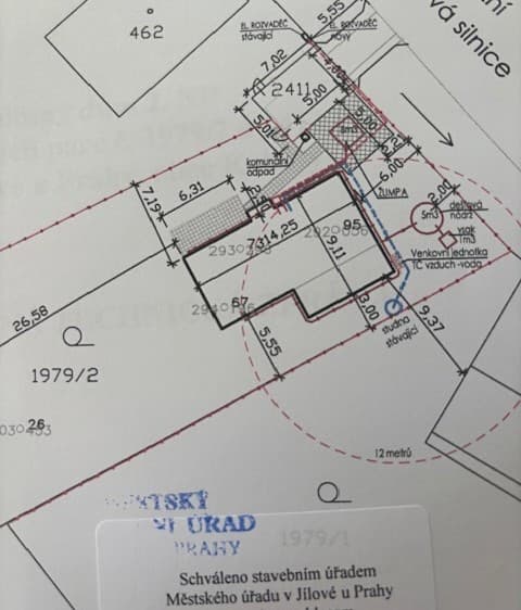 Prodej stavebního pozemku 917 m²
