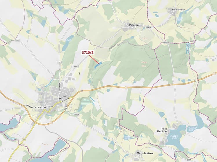 Dražba louky 9 096 m²