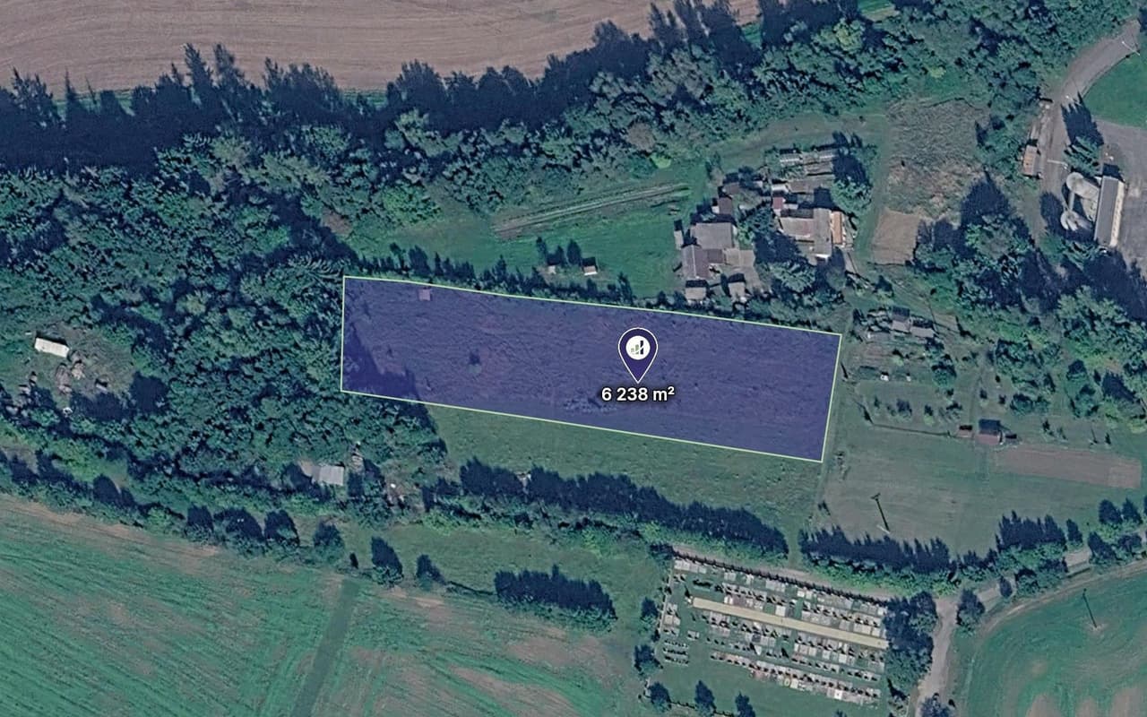 Prodej pozemku 6238 m²