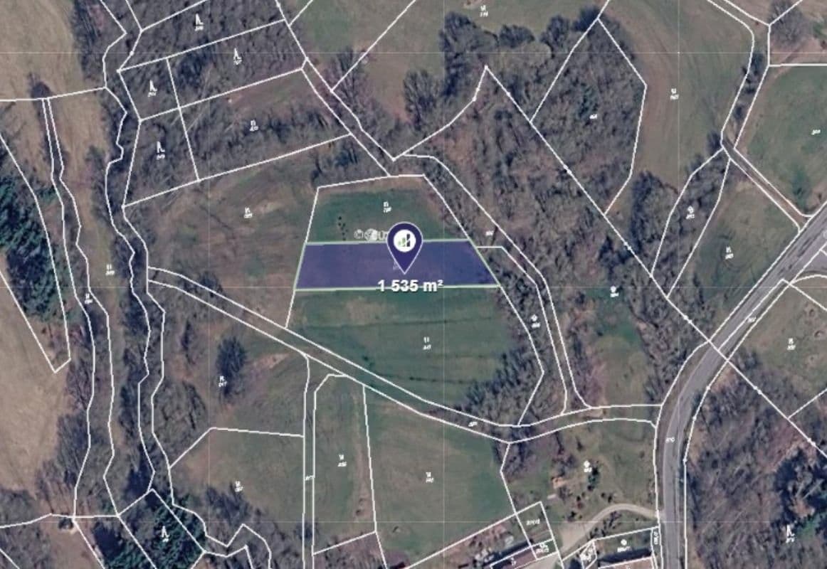 Prodej pozemku 1535 m²