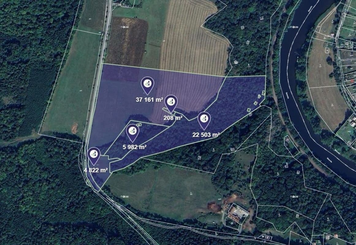 Prodej pozemku 70676 m²