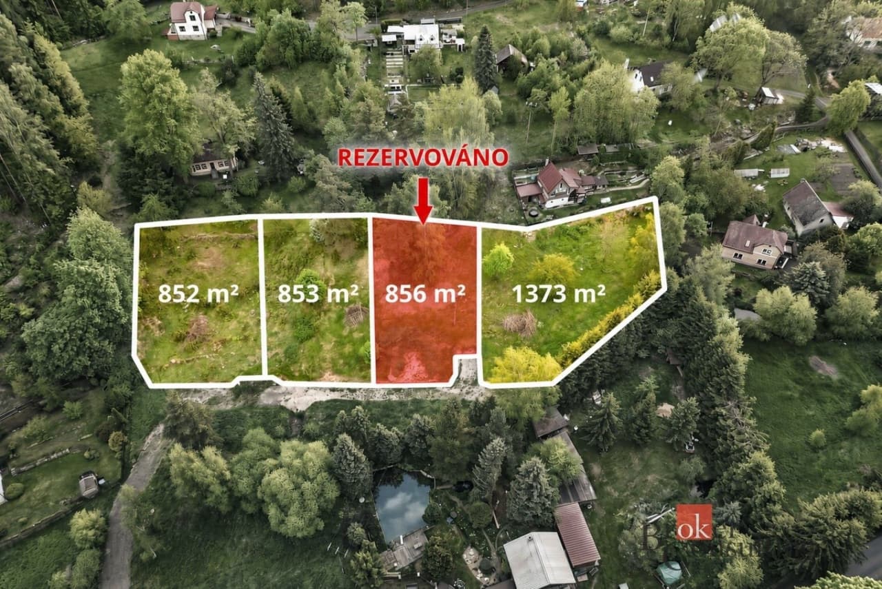 Prodej pozemku 852 m²