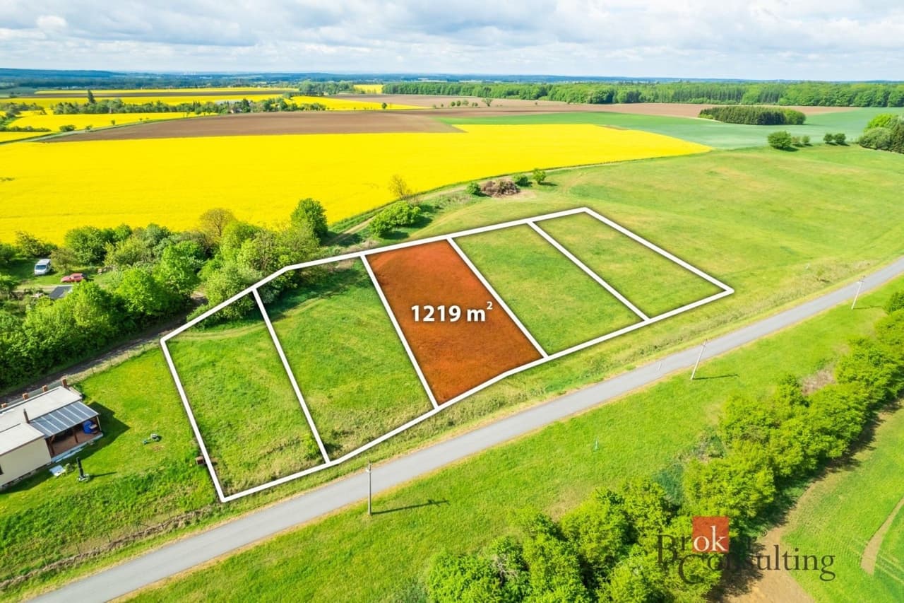 Prodej pozemku 1219 m²
