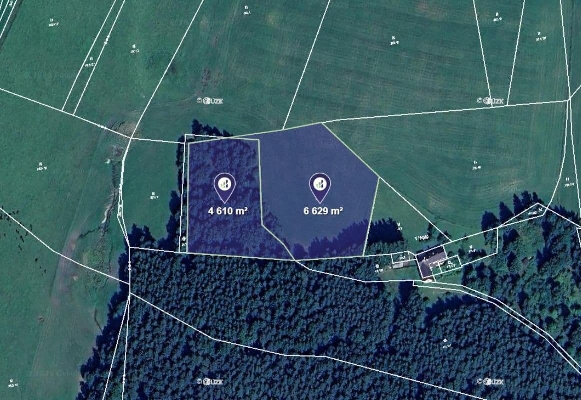 Prodej pozemku 2248 m²
