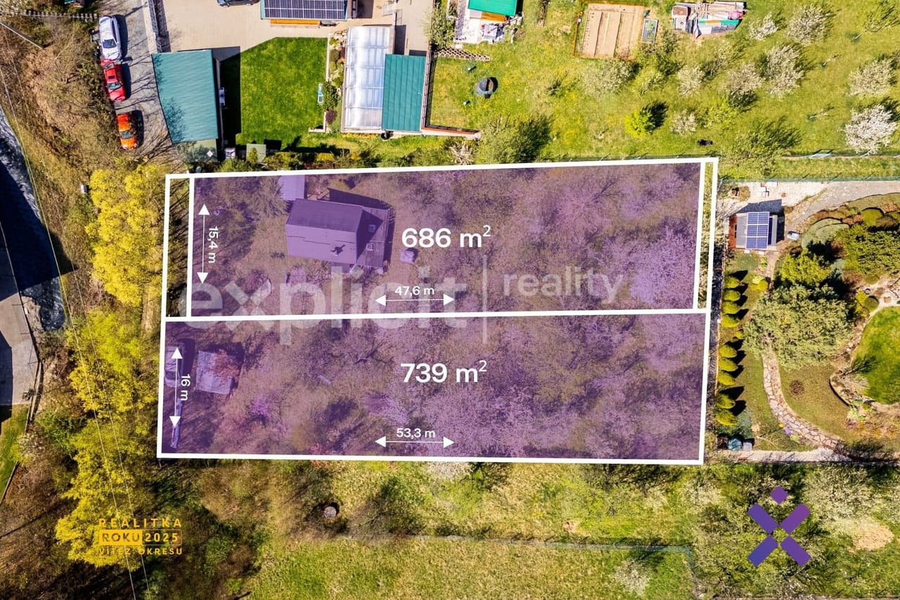 Prodej pozemku 739 m²