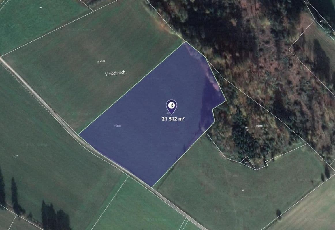 Prodej pozemku 21512 m²