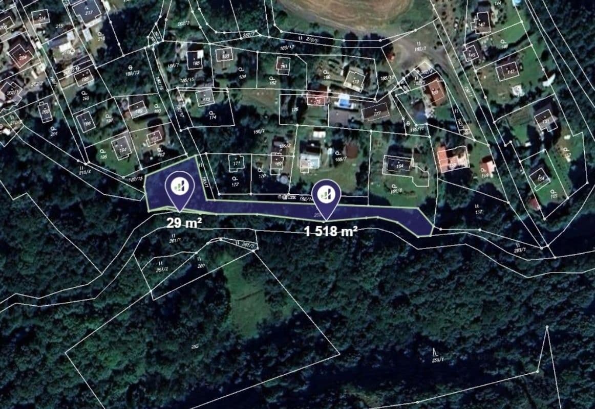 Prodej pozemku 1839 m²