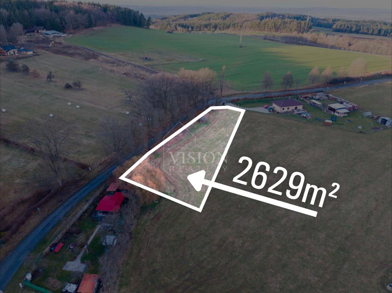 Prodej pozemku 2629 m²