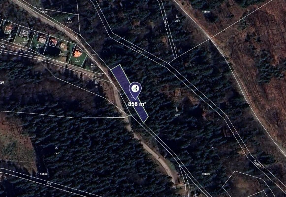 Prodej pozemku 856 m²