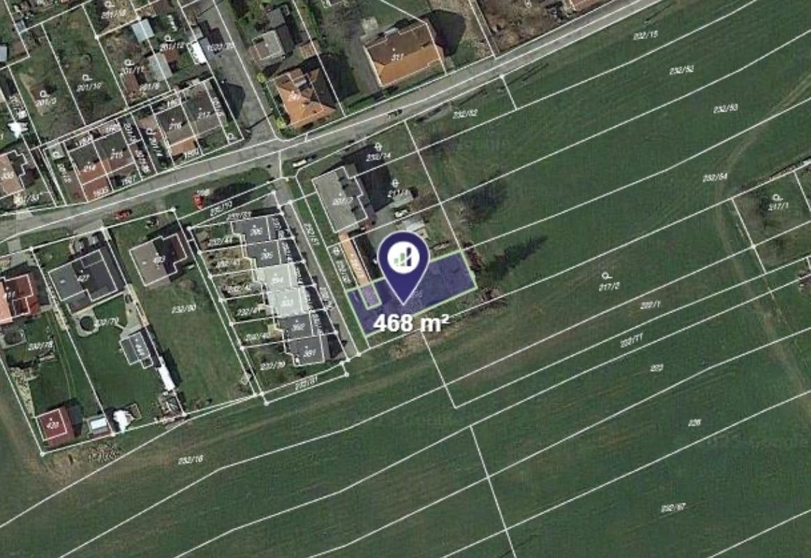 Prodej pozemku 468 m²
