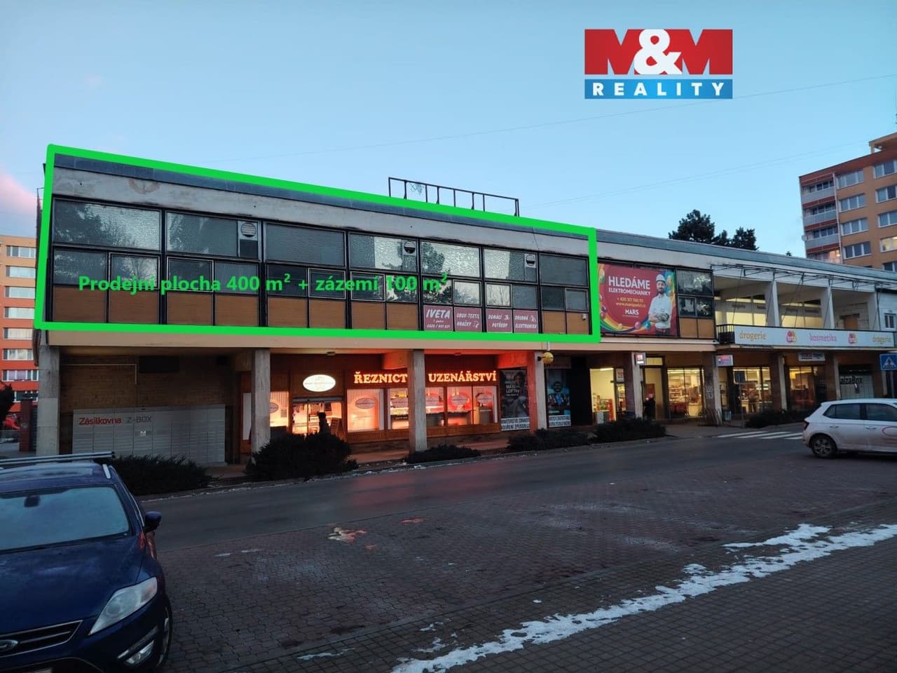 Pronájem komerčního prostoru 500 m²