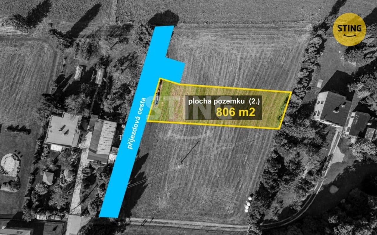 Prodej pozemku 806 m²