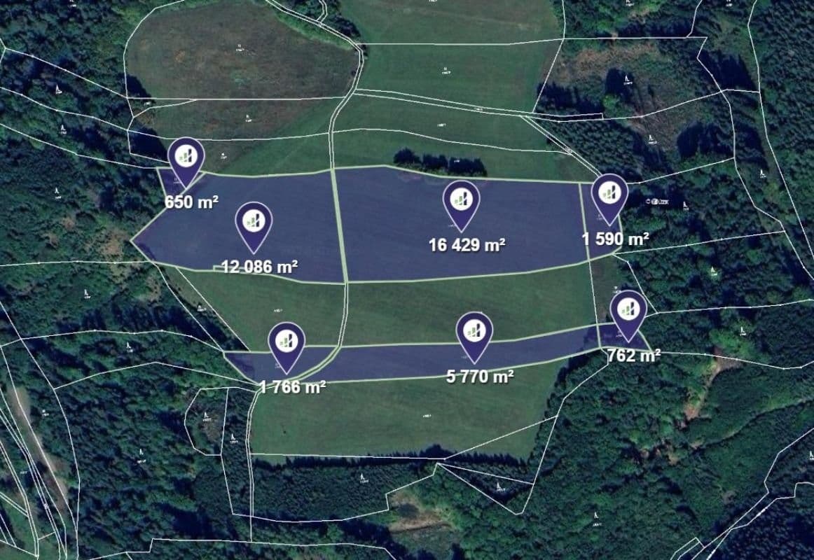 Prodej pozemku 39053 m²