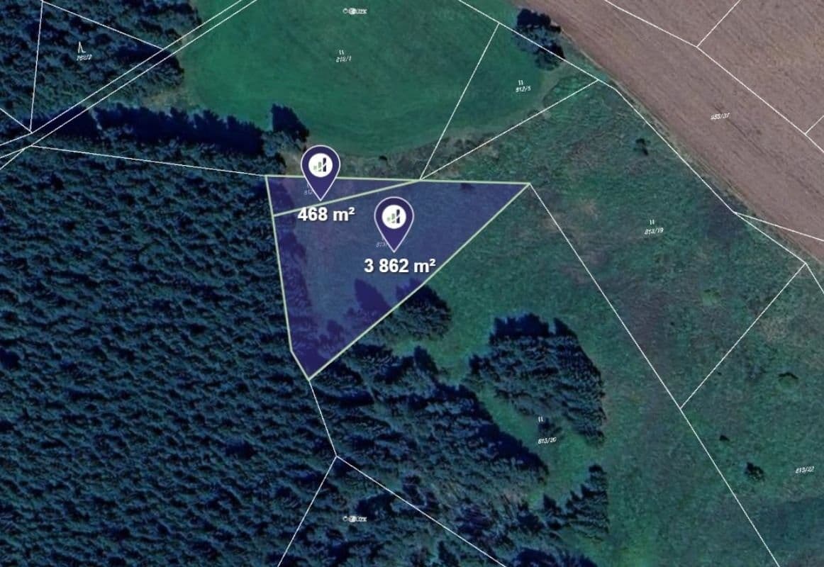 Prodej pozemku 4330 m²