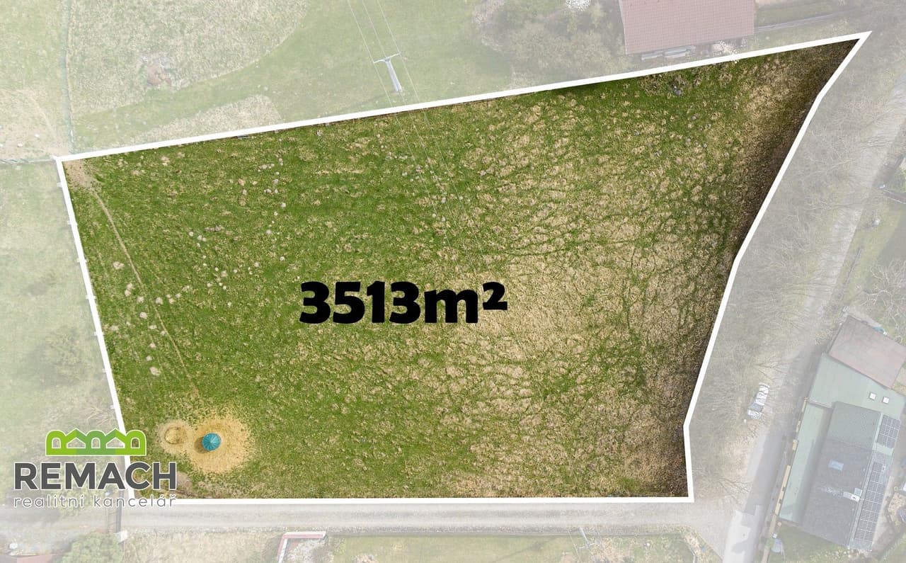 Prodej pozemku 3513 m²