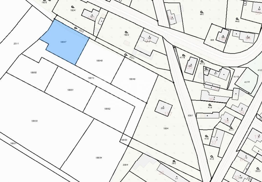 Prodej pozemku 1050 m²