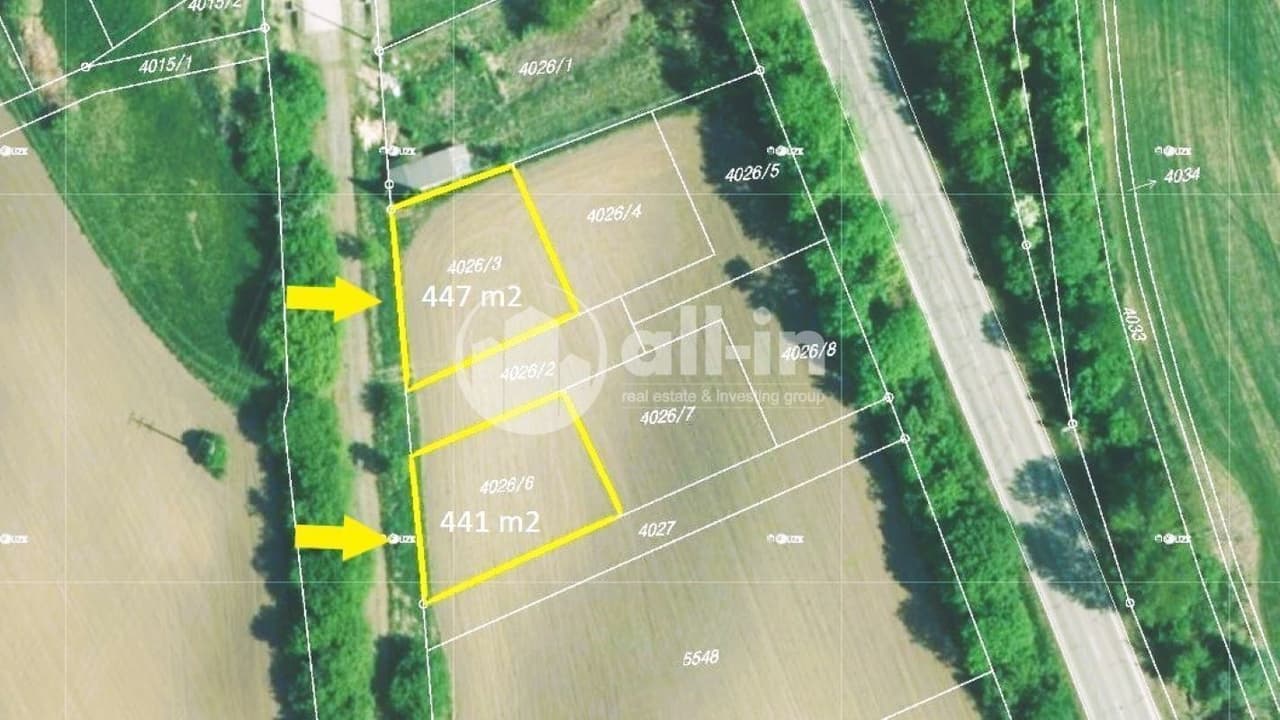 Prodej pozemku 441 m²