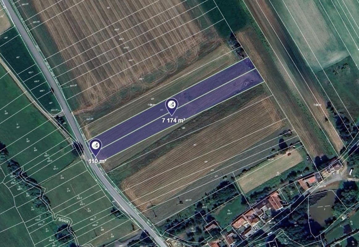 Prodej pozemku 7284 m²