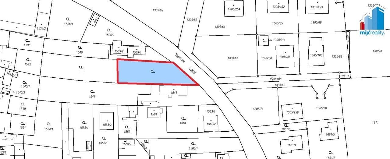 Prodej pozemku 657 m²