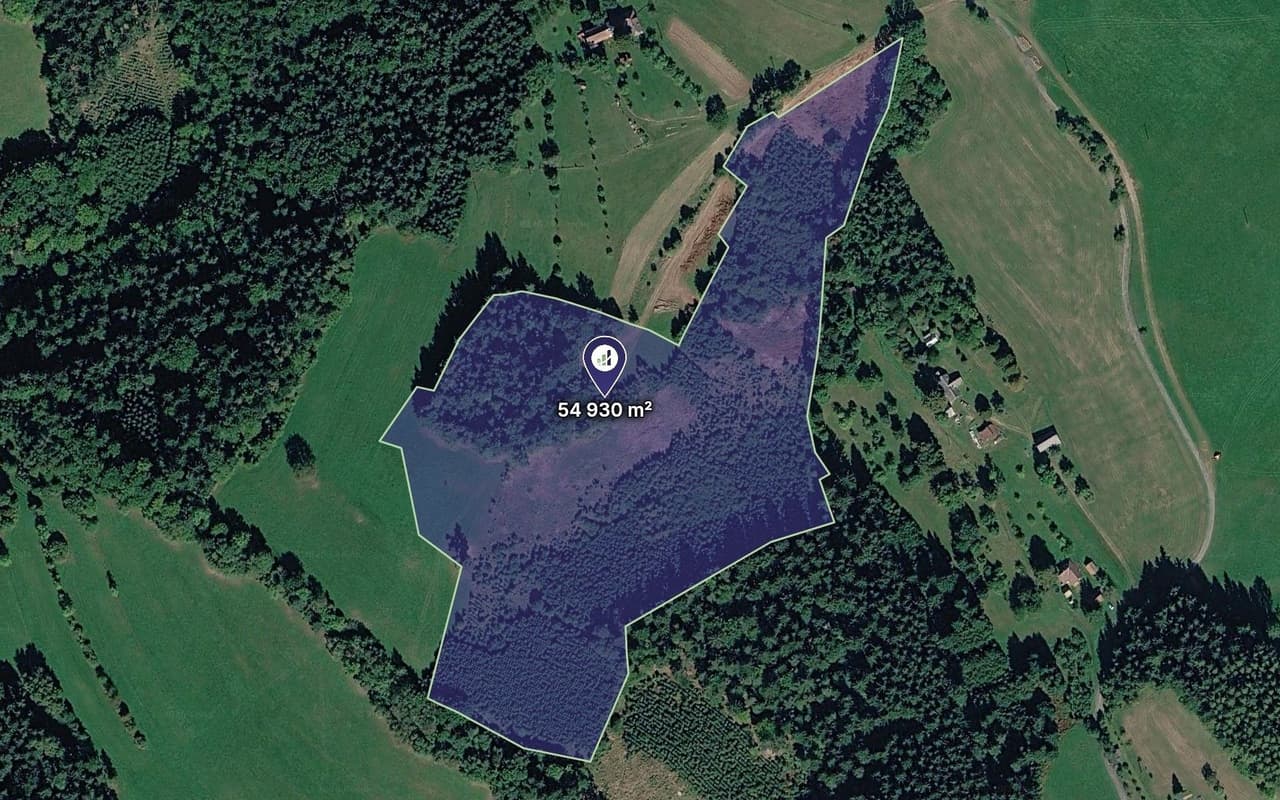 Prodej pozemku 54930 m²